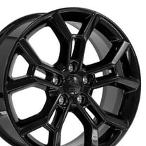 OE Wheels JP29 20 Inch Rim Fits Grand Cherokee Style 5x127 20x8.5 Gloss Black - Hollander 95505 (1)
