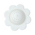 thumbnail image 1 of Fregadero creativo antiobstrucción tapa de desagüe de suelo filtro de pelo de baño fregadero de cocina alcantarillado filtro de pelo tapa de desagüe de suelo blanco 2 paquetes, 1 of 5