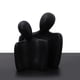 thumbnail image 4 of Pareja abraza esculturas creativas resina nórdica abstracta para aniversario (negro) Likrtyny Libre de BPA, 4 of 8