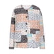thumbnail image 4 of Parkas de manga larga para mujer, chaqueta informal de manga larga sin capucha y cuello redondo, chaqueta de algodón para mujer, 4 of 9