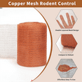 thumbnail image 2 of 4-Piece Copper Mesh Rodent Control Kit 5 X 33inch Rust-Proof Copper Mesh Roll for Gardening Seals Water Openings, 2 of 6