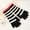 B_ Black, variant on UTSJKR Womens Knit Gloves Winter Cold Weather Warm Striped Color Block Gloves Trendy Knitted Long Cuff Stretchy Typing Wear Pink