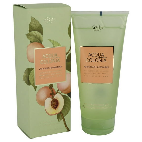 4711 Acqua Colonia White Peach & Coriander by 4711 Shower Gel 6.8 oz For Women