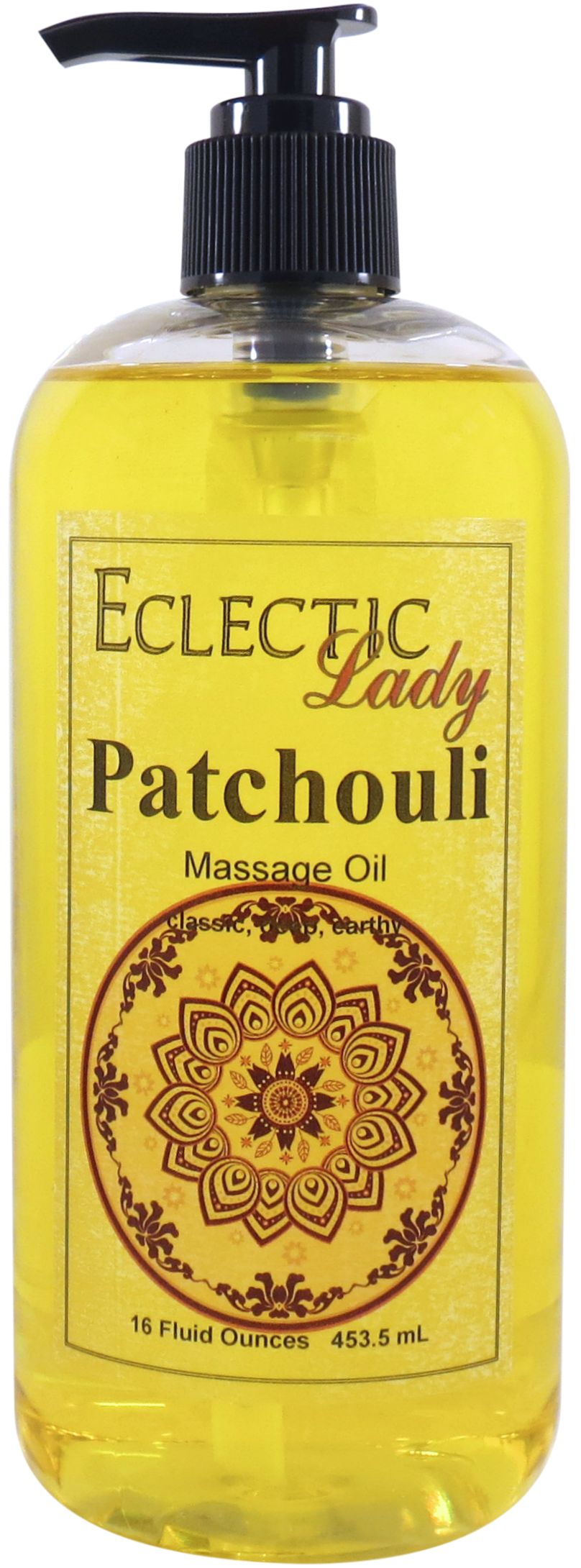 Patchouli Massage Oil, 16 oz
