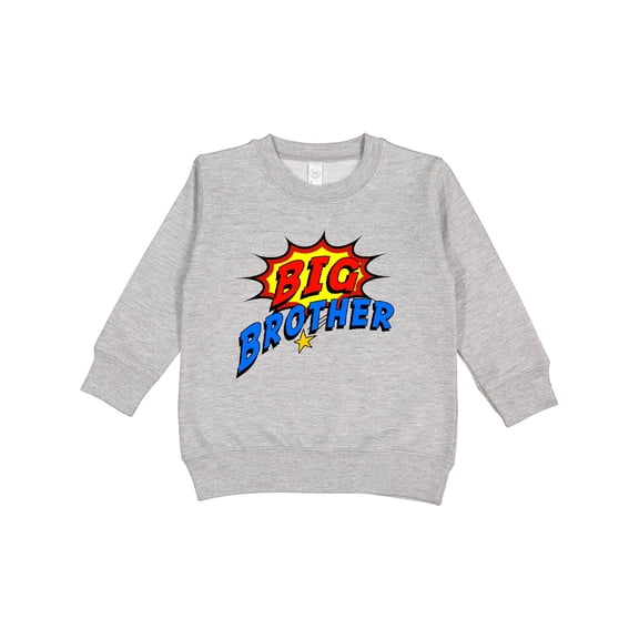 Inktastic Big Brother Superhero Toddler Sweatshirt