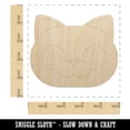 thumbnail image 2 of Round Cat Face Excited Wood Shape Unfinished Piece Cutout Craft DIY Projects - 4.70 Inch Size - 1/8 Inch Thick, 2 of 7