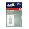 thumbnail image 2 of Placa de pared Leviton 80401-WMP Decora de 1 elemento, paquete de 10 unidades, color blanco, 2 of 5