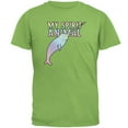 thumbnail image 1 of My Spirit Animal Narwhal Unicorn Of The Sea Pastel Mens T Shirt, 1 of 1