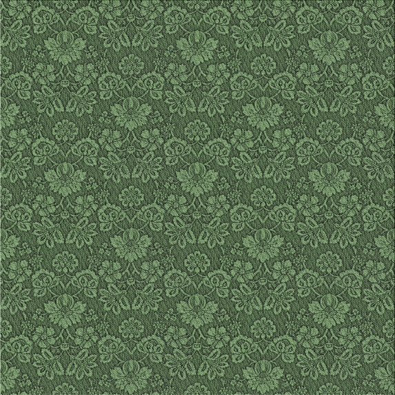 Ahgly Company Indoor Square Patterned Dark Forest Green Novelty Area Rugs, 5' Square