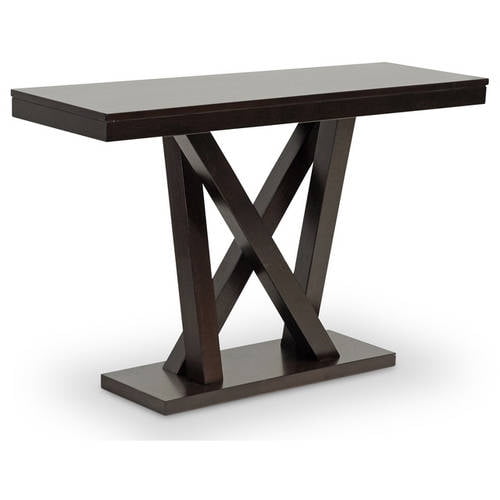 Baxton Studio Everdon Modern Espresso Dark Brown Console Or Sofa Table