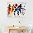 thumbnail image 2 of COMIO  Football Team-Large Sport Canvas Art, 2 of 4