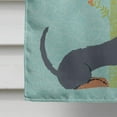 thumbnail image 4 of Carolines Treasures BB7630CHF Welcome Friends Black Tan Dachshund Flag Canvas House Size  Large multicolor, 4 of 4