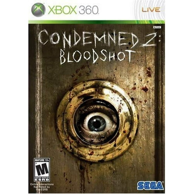 Condemned 2 : Bloodshot - Xbox 360 Sega xbox 360