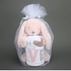 Lambs & Ivy Blanket & Plush Luxury Newborn Baby Gift Set - Pink Bunny