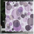 thumbnail image 3 of Ambesonne Earth Tones Shower Curtain, Abstract Pastel Pattern, 69"Wx84"L, Violet Lavender, 3 of 4