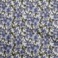 thumbnail image 1 of oneOone Viscose Chiffon Blue Fabric Floral Dress Material Fabric Print Fabric By The Yard 42 Inch Wide, 1 of 5