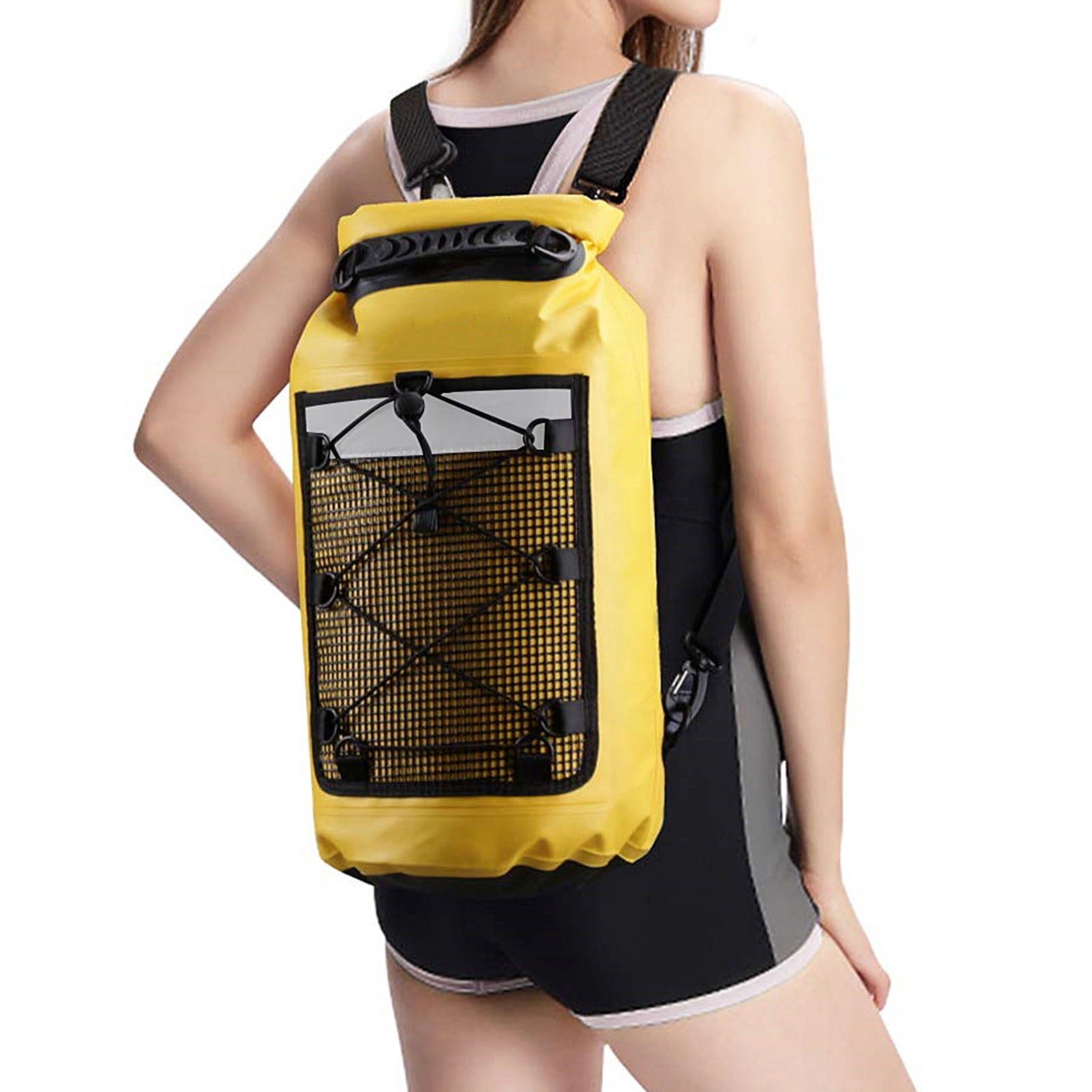 User Friendly Waterproof Bucket Bag PVC Meshes Texture Suitable for Outdoor Users Supporting Choices