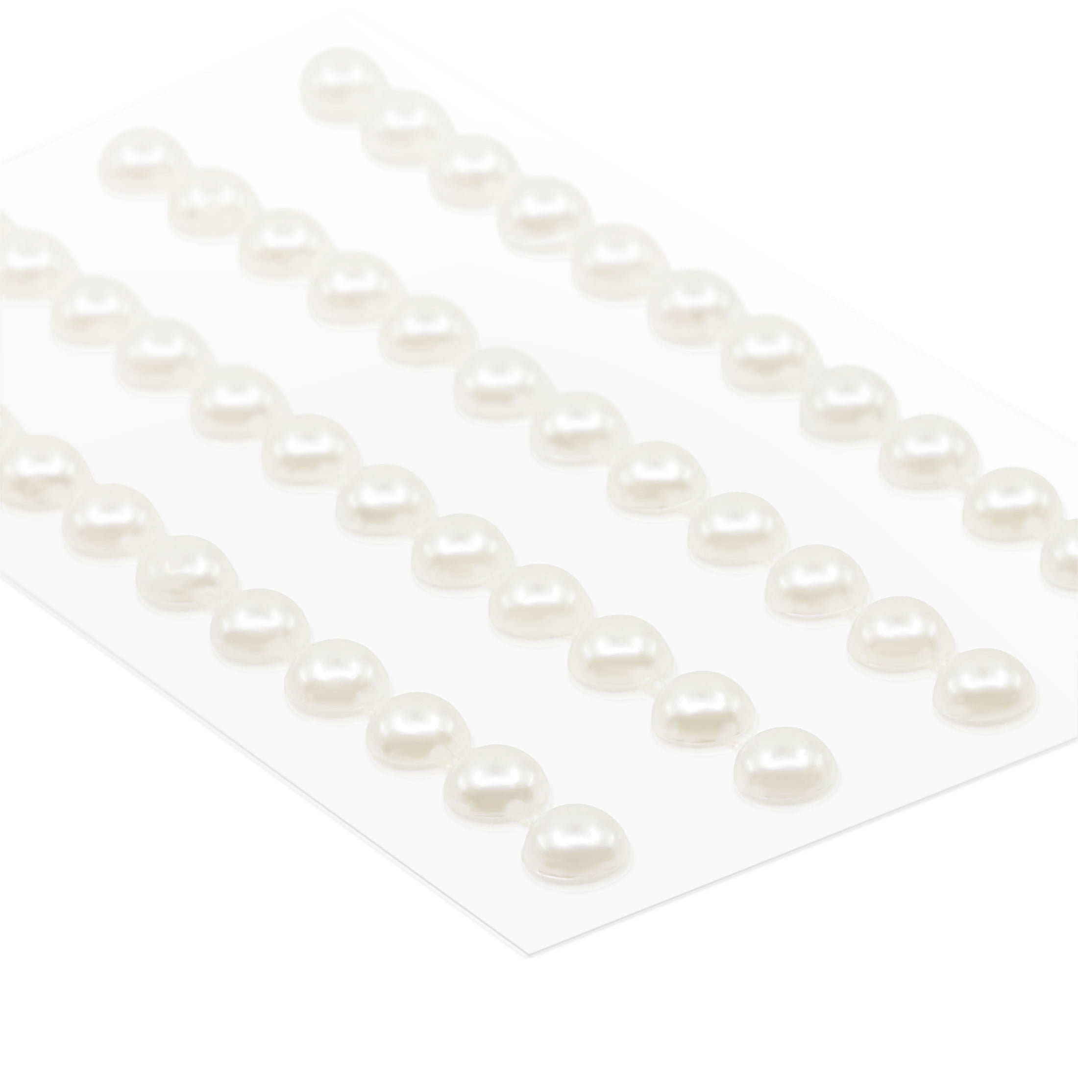 Hello Hobby Accessories Adhesive Pearls White, 96 piece