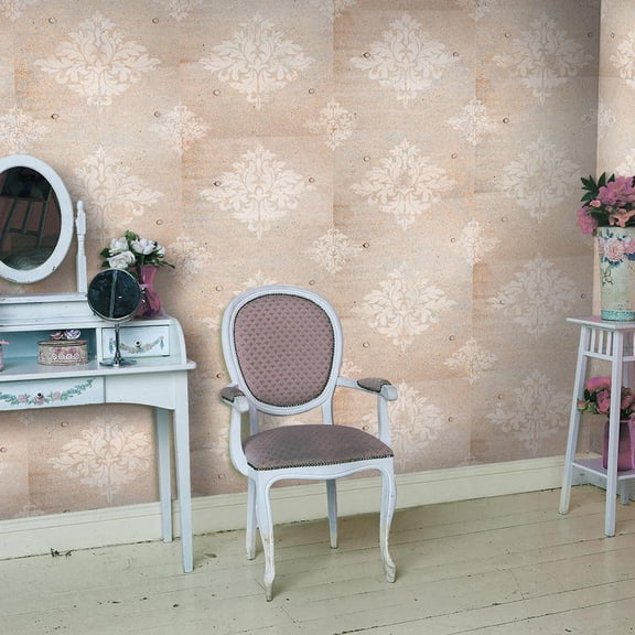 Repeating Wallpaper Roll - Sand Fantasy - 32.8'L x 19.7"W