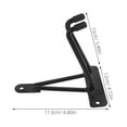 thumbnail image 2 of IBASETOY Black Wall Mounted Bike Hook for Indoor Garage Storage Heavy Duty Design, 2 of 8