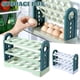 thumbnail image 1 of Huevos reversibles, portahuevos de varias capas, huevera para frigorífico, 30 compartimentos, gran capacidad para guardar huevos, 1 of 5