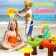 thumbnail image 5 of Greeniant Juego de juguetes de playa, juguete de montaje en la playa, caja de arena portátil, mesas de actividades, juego de caja de arena de Deportes acuáticos 4 cuadrícula, 5 of 6