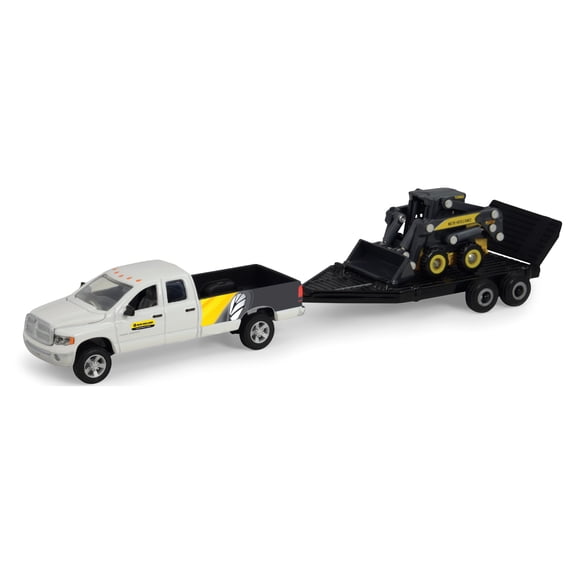 1:64 New Holland RAM Pickup with Skid Steer Set