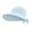 Light Blue, variant on dgysar Womens Summer Sun Hat with Detachable Visor, Removable Brim Baseball Cap for Outdoor, Adjustable Mesh Breathable Ponytail Hat