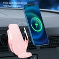 thumbnail image 3 of Hesxuno School Supplies Portable Wireless Charger Wireless Car Charger For All Smartphones, 15W QI Fast Charging,Auto-Clamping Car Wireless Charger A-ir Vent Car Phone Mount, 3 of 8