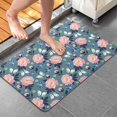 thumbnail image 4 of Pioneer Flower Floral Print Pattern Bathroom Rugs Mat, Non Slip Microfiber Bathroom Rug with Rubber Backing, Soft Mats for Bathroom Floor Tub Shower, 20"x32", 4 of 5
