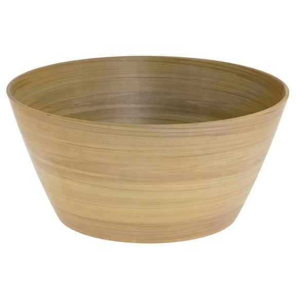 HUBERT® Wood-Look Serving Bowl Display Bowl, Melamine - 10 3/4" Dia x 5" H