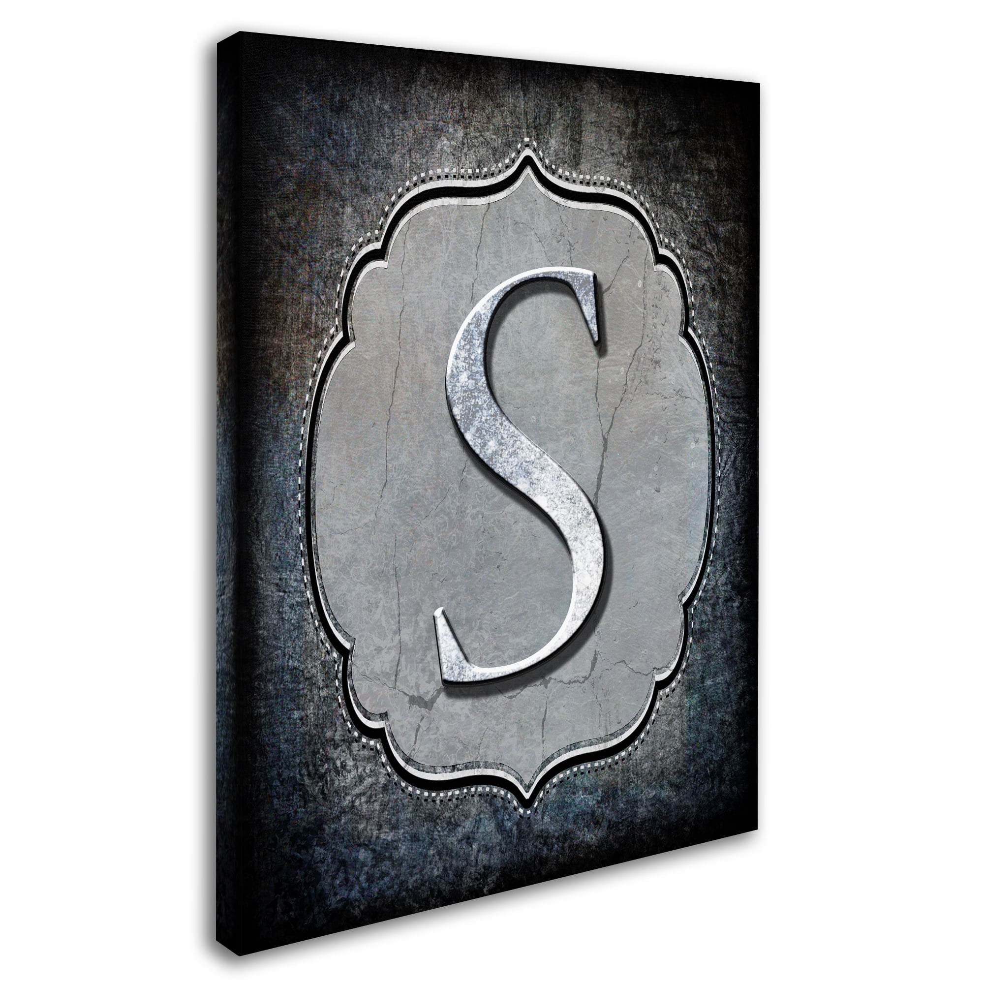 Trademark Fine Art 'Letter S' Canvas Art by LightBoxJournal