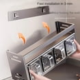 thumbnail image 4 of Organizador de Almacenamiento de Cocina de Acero Inoxidable, Estante para de Cocina, Estante Multifuncional para de Pared, Caja para Tarro de Cocina., 4 of 5