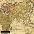 thumbnail image 3 of HISTORIX 1786 Old World Eastern Hemisphere Vintage Map Poster Wall Art Print, 16 x 16 Inch, 3 of 6