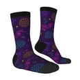 thumbnail image 4 of Yiaed Colorful Snake Print Great elasticity Crew Socks Sports socks for Men and Women, 4 of 5