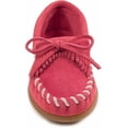 thumbnail image 2 of Minnetonka Children's Kilty Hardsole Moccasin, Hot Pink 9 Little Kid, 2 of 5