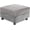 Grey, variant on Velvet Square Modular Storage Ottoman Covers, Stretch Square Ottoman Slipcover Sectional Sofa Module Cushion Slipcover Footstool Protector Covers (White,24-32in)