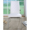 thumbnail image 4 of Furniture of America Chaise d'Appoint en Simili Cuir (Lot de 2), 4 of 6