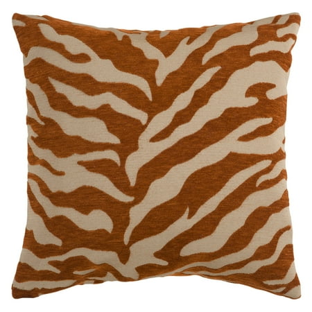 Surya Zebra Decorative Pillow Rust Walmart Com