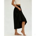 thumbnail image 2 of Jsaierl Women's Western Style Midi Skirt, Elastic Waist Casual Flowy Skirt, Boho A-Line Skirt for Daily Wear & Vacation, 2 of 5