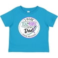 thumbnail image 3 of Inktastic Suicide Prevention- I Wear Teal and Purple for My Dad Boys or Girls Baby T-Shirt, 3 of 5