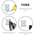 thumbnail image 3 of 26 Pcs Chenille Letter Patches Self Adhesive Colorful Sticker Set with Gold Glitter Border Sew on Embroidered Patch for Clothes Backpacks Jacket Jeans Christmas Stockings, 3 of 8