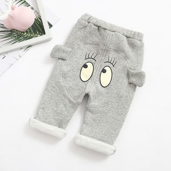 Shldybc Toddler Baby Pants Leggings for Girl Unisex Cartoon Print Trousers Pants Cute Baby Pants