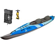Advanced Elements AdvancedFrame® Elite - Recreational Inflatable Kayak with Pump - Convertible Solo or Tandem Kayak - 15 ft - Blue