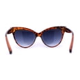 thumbnail image 2 of Iconic Oversize Thick Horn Rim Cat Eye Sunglasses Red Tortoise Smoke, 2 of 4