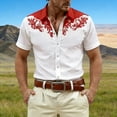 Men's Essential Checks Mens Shirts Western Style Short Sleeve Shirt for Everyday Casual ...