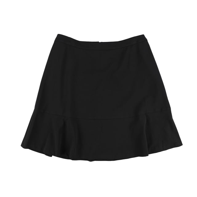 bar III Falda acampanada sólida para mujer, negro, 22W