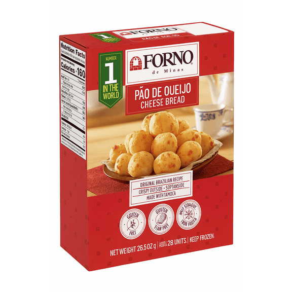 Forno de Minas Cheese Rolls Traditional 26.05 oz | Pao de Queijo Tradicional