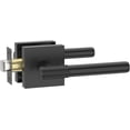 thumbnail image 1 of Matte Door Handles Interior Knurled Privacy Door Handles Heavy Duty Door Lever for Bedroom or Bathroom Reversible Keyless for Left Right Handed Doors AM, 1 of 7