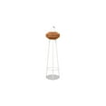 thumbnail image 4 of Nova 39.5" Indoor/Outdoor Patio Lantern Stand Daisy White Steel, 4 of 5